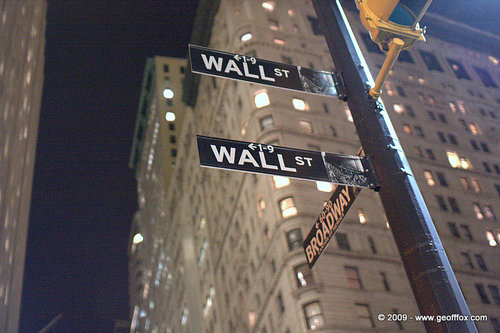 new york city street signs. street-sign-wall-and-broadway.